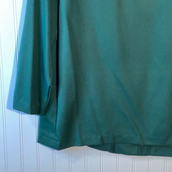 Vintage Alice Stuart One Button Blazer Jacket Women's size Large Green Office - Picture 11 of 12